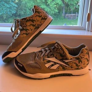Camo print Reebok Nanos